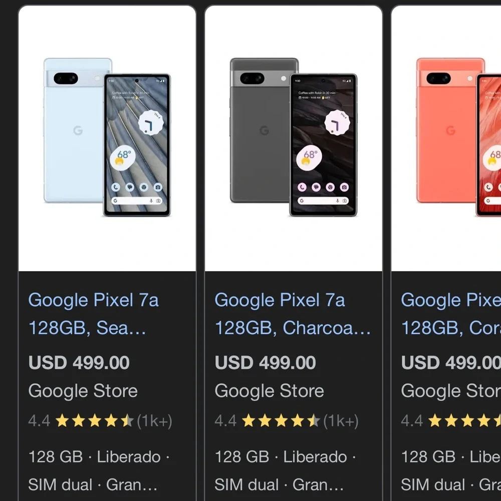 Android google pixel 7a totally brand new